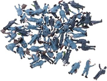 Amazon.co.jp: Perfk 1/150スケール Nレイアウト マルチカラー 作業員