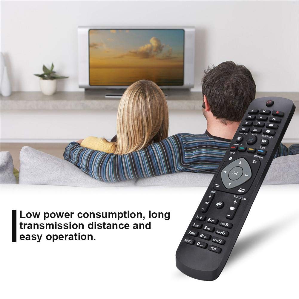 Telecomando Smart TV sostitutivo per PhilipsRM-L1220 RC19002B RC2031 Telecomando Universale, Compatibile con Una varietà di Modelli TV