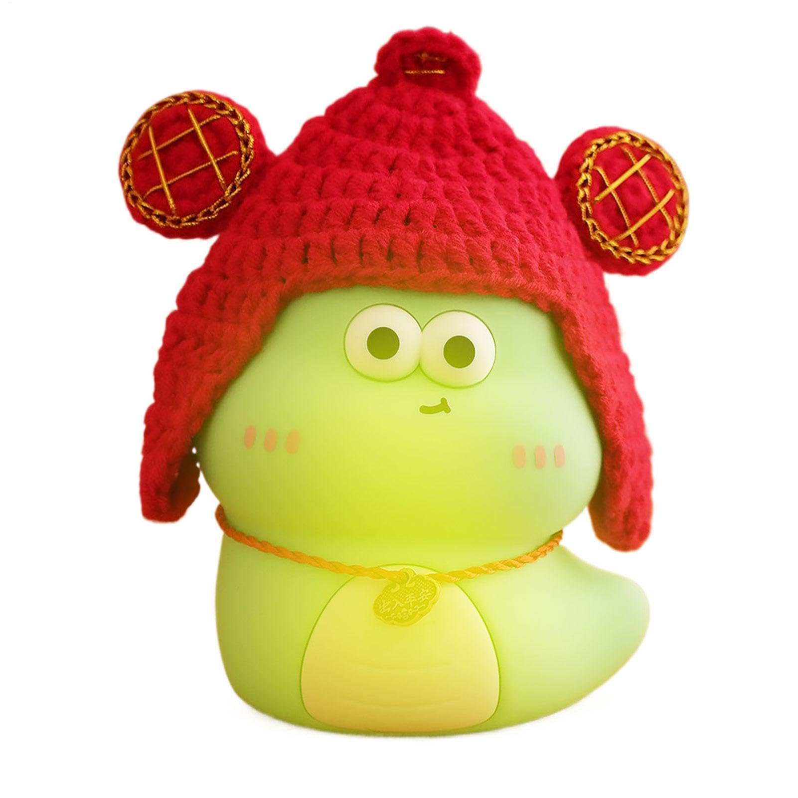 Luz nocturna LED de luz suave bebés y niños muy pequeña Recargable Y Para | La Serpiente Adorable Portátil Con Batería Y Sensor Táctil Para Dormitorio, Bebé, Lactancia Nocturna
