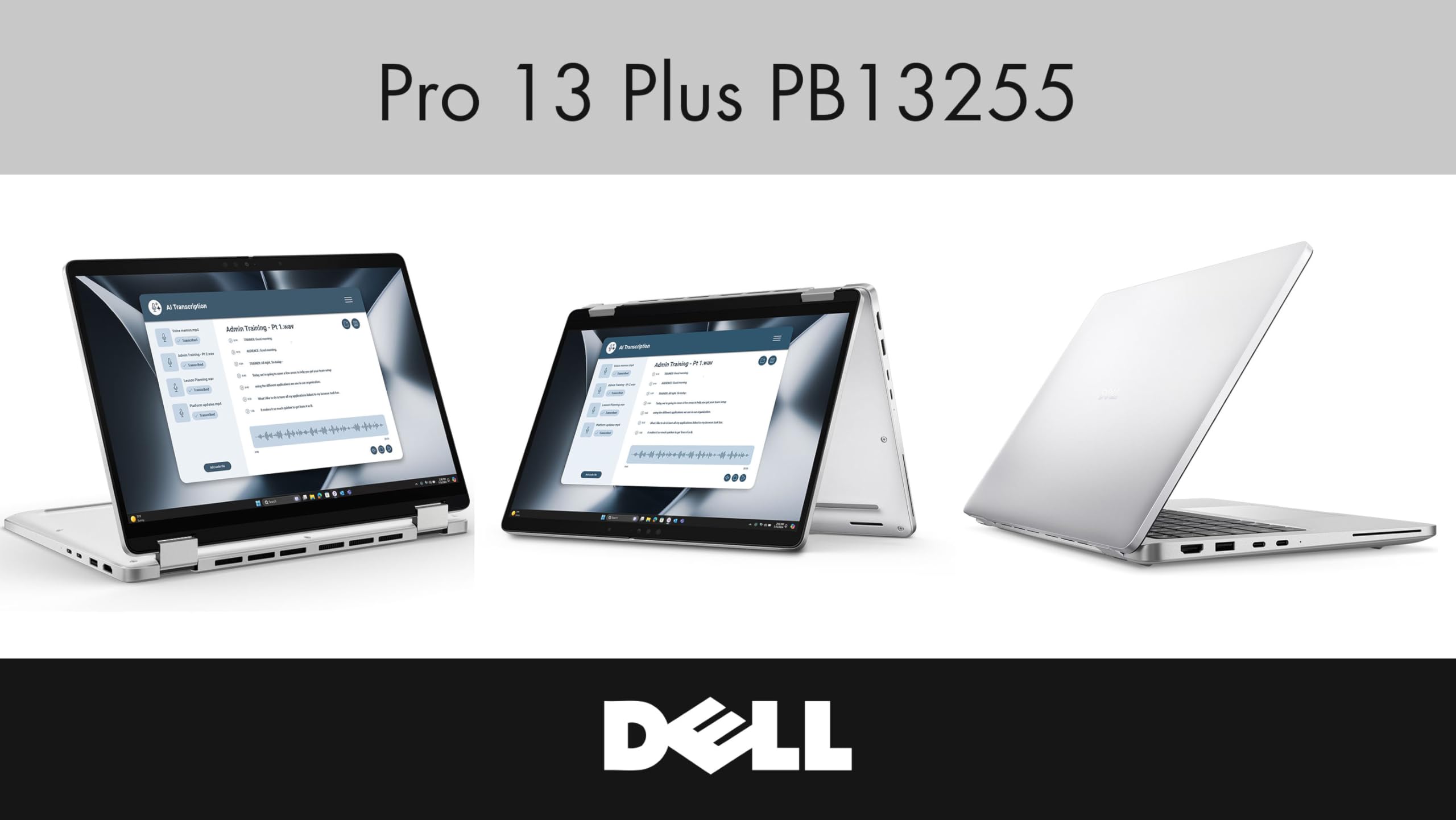 Amazon.com: Dell Pro 13 Plus PB13255 AI Powered 2-in-1 Laptop 13.3