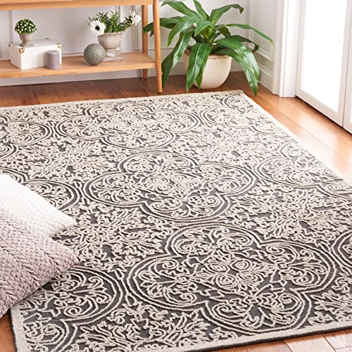 Tapete SAFAVIEH 8x10 Handmade de Lana Gris miniatura 1