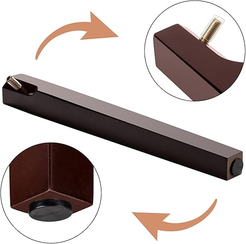 Miniatura 16 de Bonnlo Banco de piano de madera doble/dúo con almacenamiento y cojín grueso, acolchado de piel sintética, asiento para piano para artista