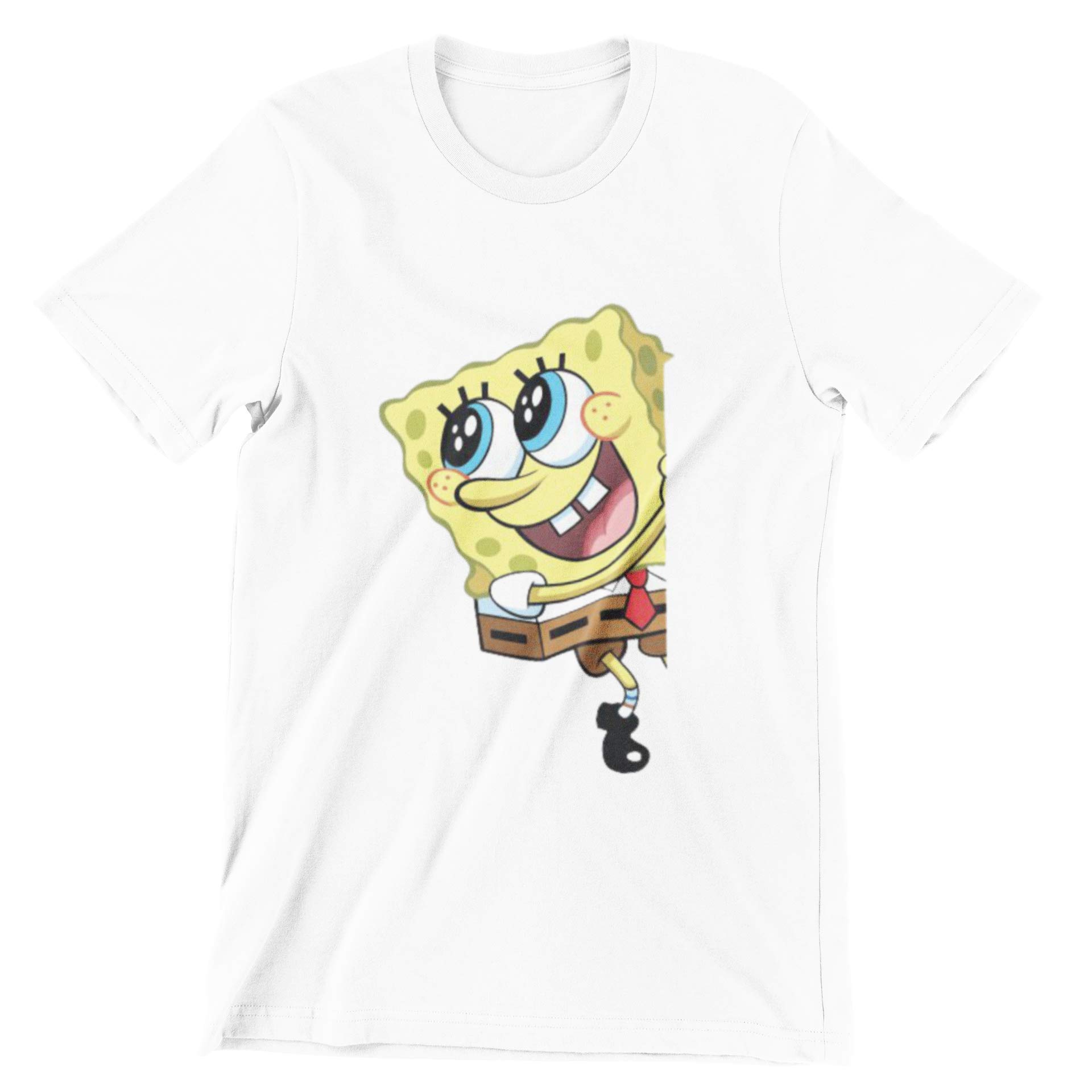Sponge Bob Women Cotton Printed T-Shirt