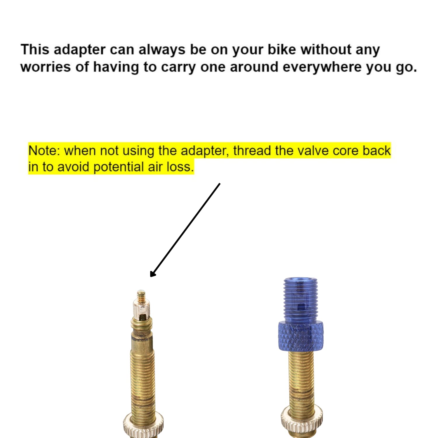 OcioDual 2X Adaptateurs De Valve Presta Vers Schrader En Cuivre Dore Permet Le Gonflage Des Pneus Avec Une Pompe Pour Vélos VTT