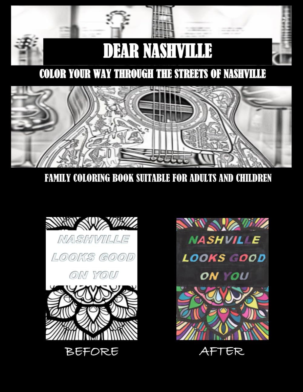 Dear Nashville: Color Your Way Through the Streets of Nashville