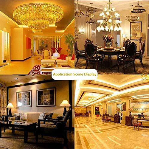 Lxcom Lighting G9 Led Light Bulbs 2W (15W Halogen Equivalent) Dimmable Crystal Cob Bulb Warm White 2700K 200Lm G9 Base Ac110V For Home Lighting, 6 Pack #TOP6