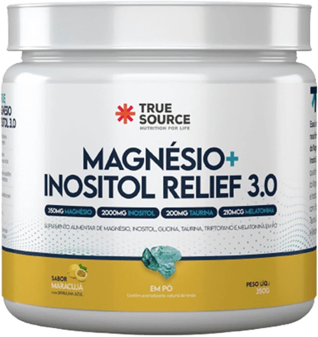 Magnésio + Inositol Relief 3.0- True Source
