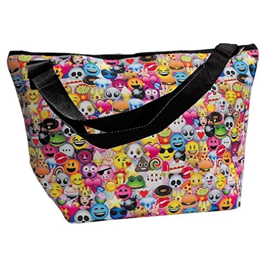 iscream Emoji Collage Neoprene Travel Tote