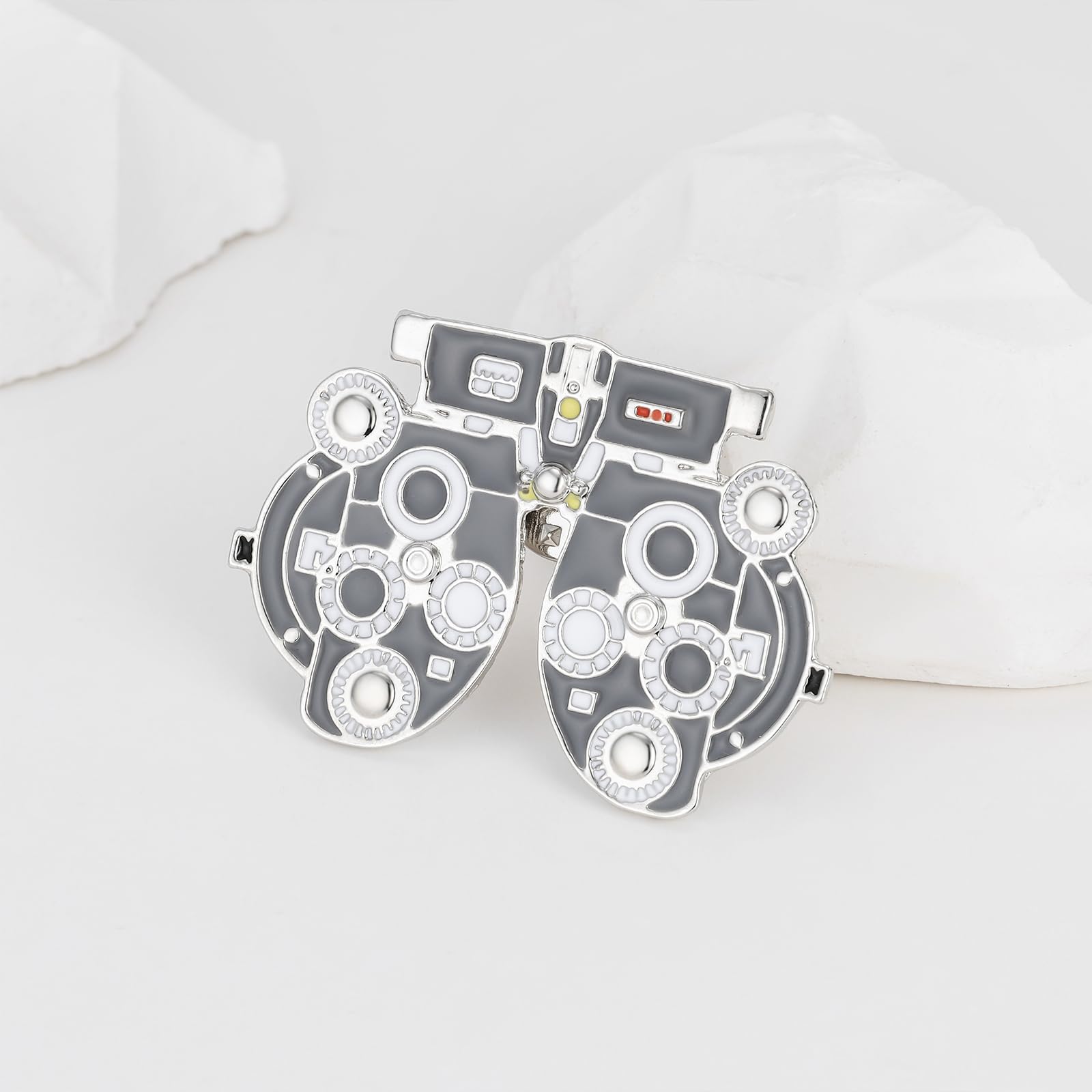 Medical Optometrists Enamel Brooch Ophthalmology Vision Test Optometry Pin Jewelry for Doctor Nurse Backpack Lapel Badge