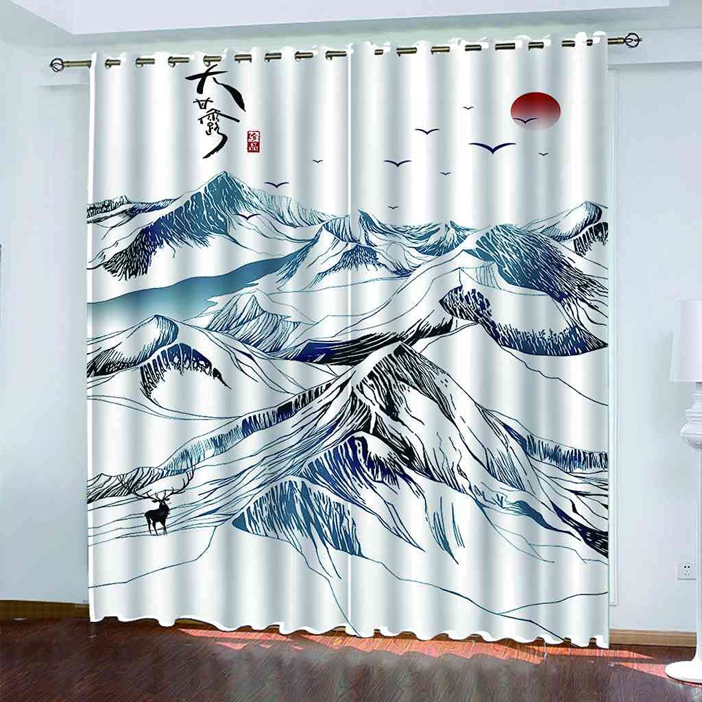 Rideau salon lourd et solide 300x270 cm au tombé impeccable à oeillets