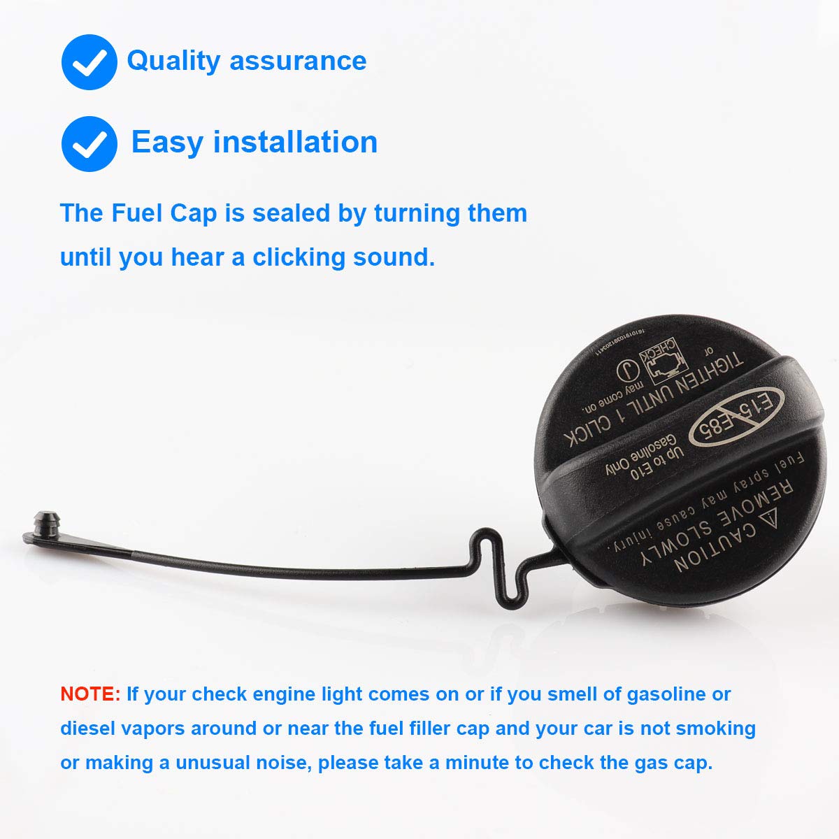 Amazon.com: Gas Cap, Fuel Tank Cap Assembly Replaces 77300-06040 
