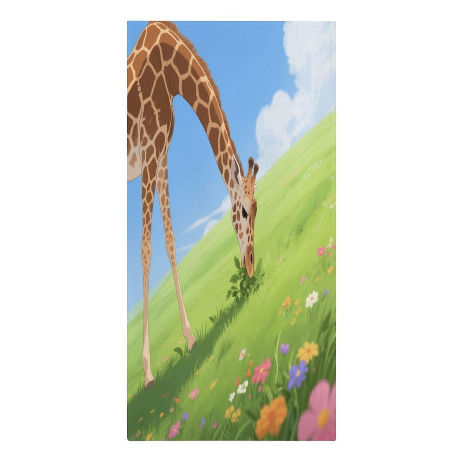 Fekiloot Men's Style Giraffe Large Beach Towel, Travel Towel For Adults Wo, Pool Towels For Beach, Camping, Swim Pool, Gym, Sports& Yoga 61.4"X30.3"