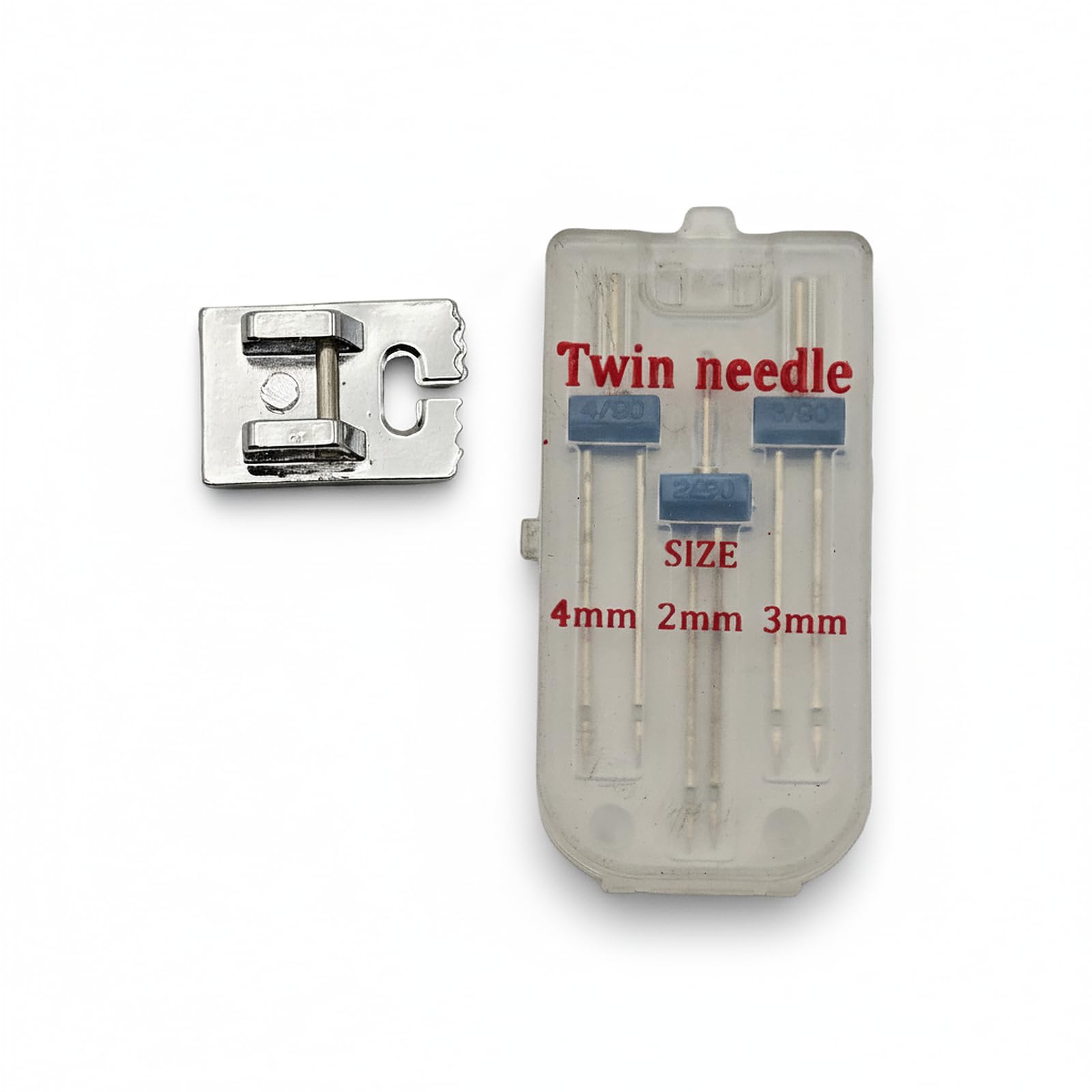 Vayfoni 1 Set Twin Stretch Sewing Machine Needle - Double Twin Needle Pins - For Janome Brother Domestic Sewing Machines