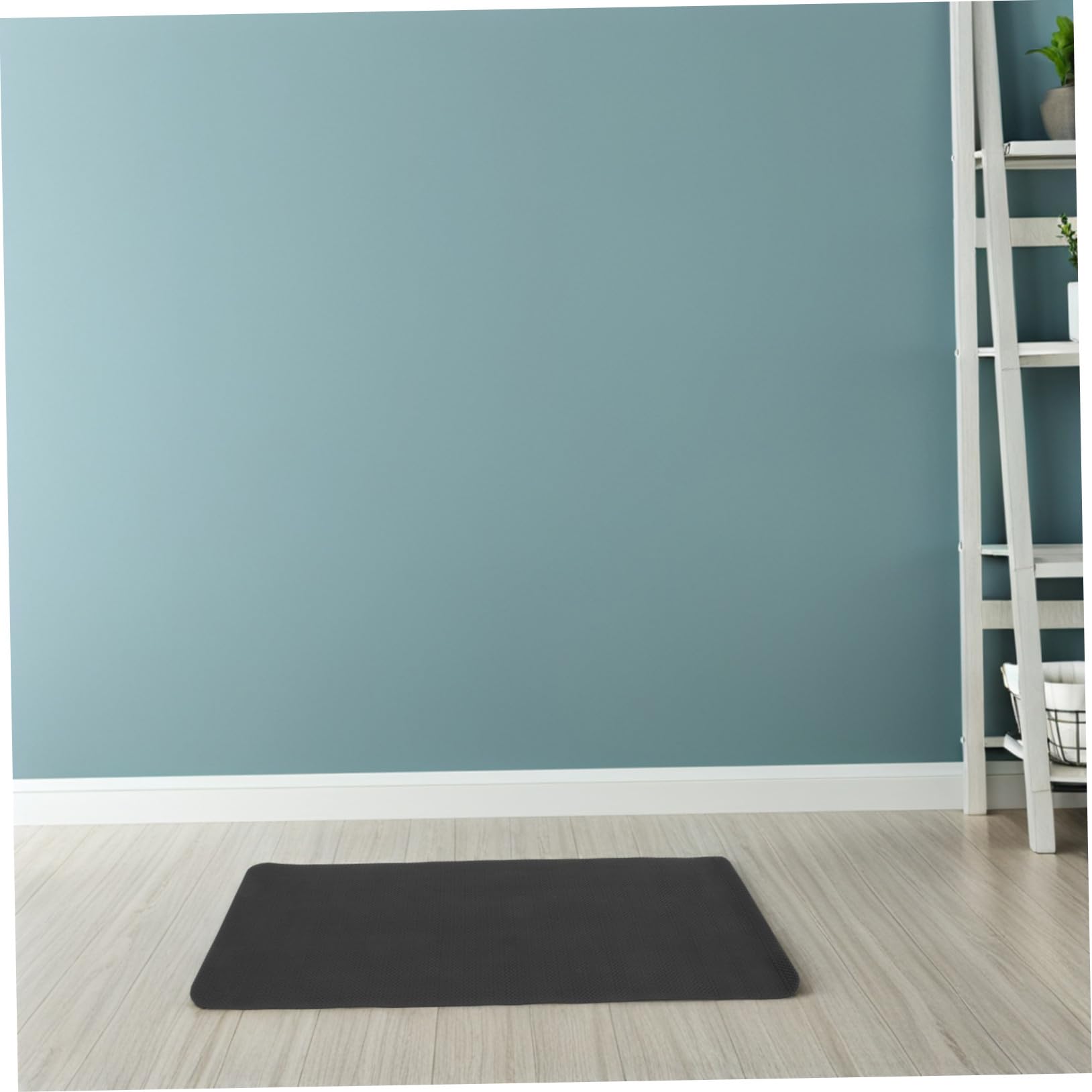 Tappetino Insonorizzante Nbr per Attrezzatura Fitness Protezione Pavimento Resistente e Antiurto per Tapis e Cyclette Nero