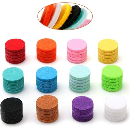 Amazon.com: 54 Round Refill Pads for Aromatherapy Essential Oil ...
