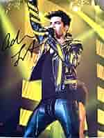 アダム・ランバート直筆サイン入り超 特大写真…Adam Lambert、