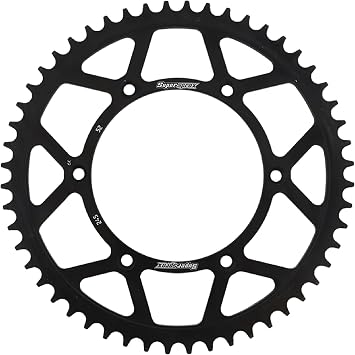 Supersprox RFE-245-52-BLK Rear Steel Sprocket Black Compatible With/Replacement For Yamaha 125 YZ 1983-2017