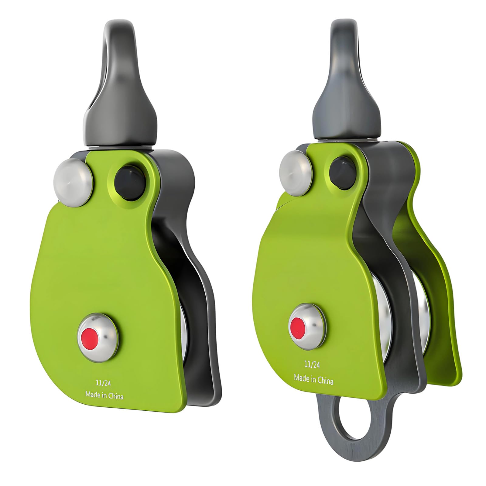 Deberes Sistemas de polea Simple Doble de Deslizamiento con diseño Resistente a enredos para Deportes de montañismo Aire Libre Polea Doble