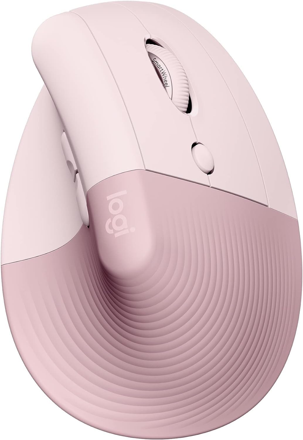 Logitech Lift Vertical Ergonomic Mouse Wireless Bluetooth or Logi Bolt USB Receiver Quiet clicks 4 Buttons Compatible with