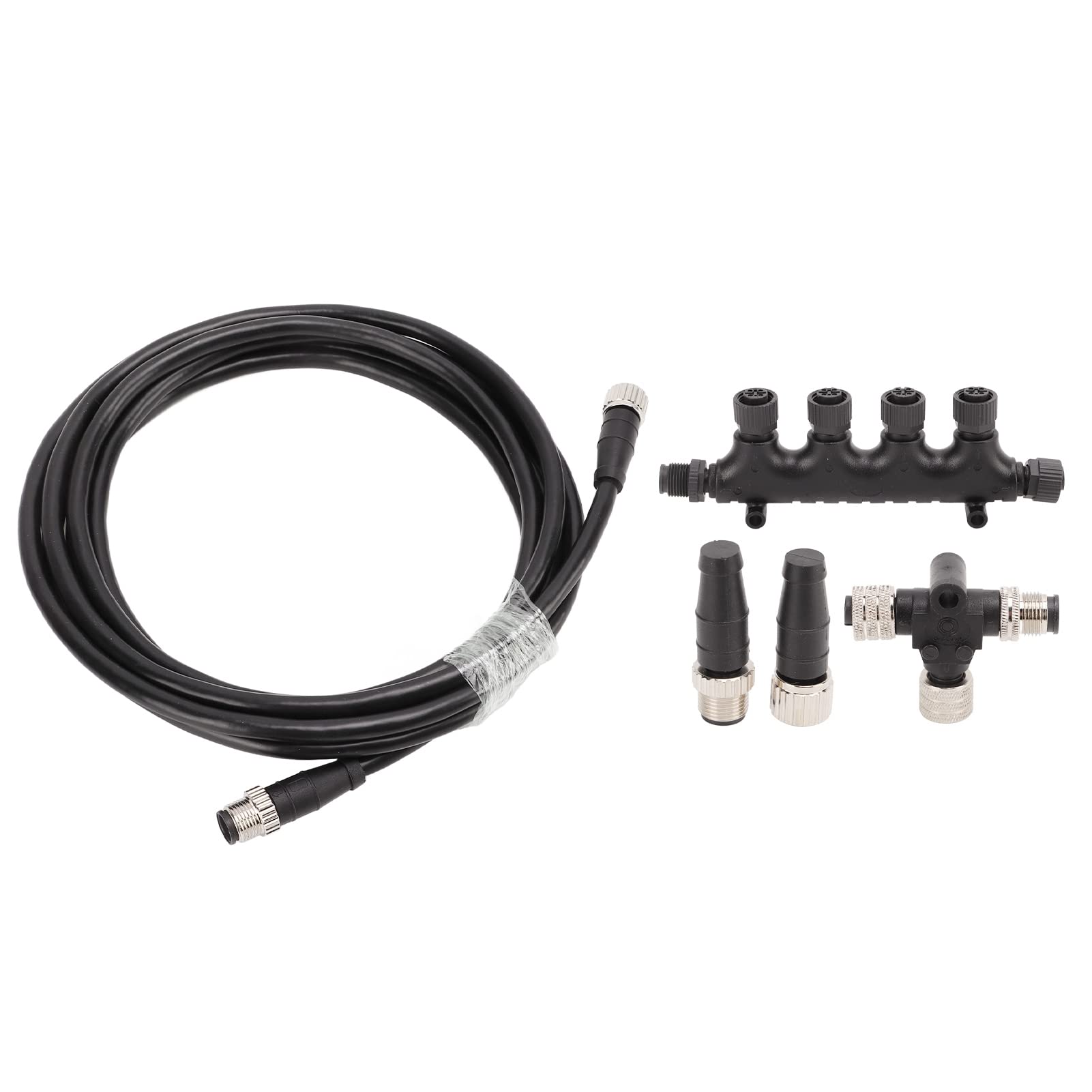 para cable NMEA 2000 Cable de acometida de red troncal marina de 5 pines Rosca M12 para redes Simrad