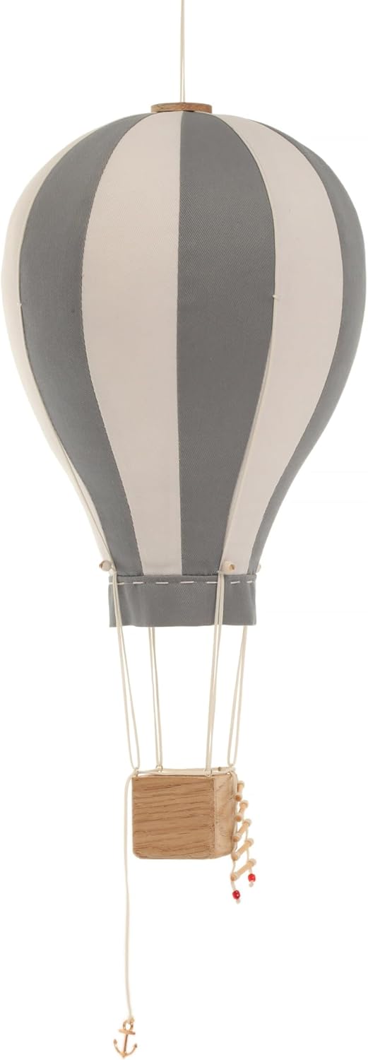 Cape fish cards & souvenirs Hanging Textile Hot Air Balloon Kid Room Decor Grey White Large