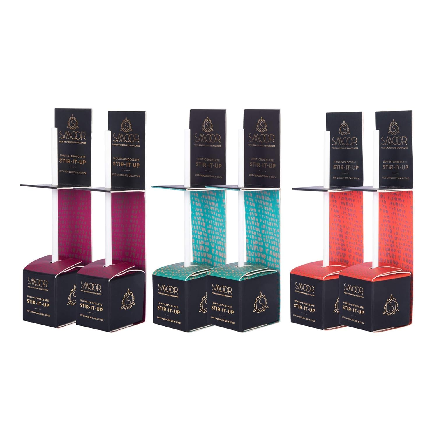 SMOOR Stir-it-Up Hot Chocolate Cubes | DIY dissolvable hot chocolate cubes | LuxuryGifting Hamper For Celebration,Birthday & Anniversary | 180gm (Pack of 6)