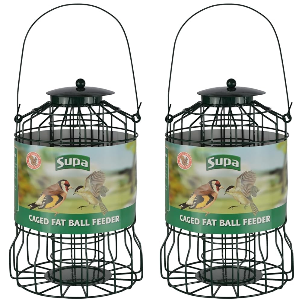 Supa Caged Fat Ball Wild Bird Feeder | Designed To Deter Squirrels And Also Larger Garden Birds Such As Pigeons And Doves. — view 8