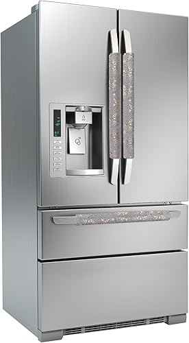 3 fundas para manijas de puerta de refrigerador, decoración de cocina, mantiene los electrodomésticos limpios, antiestáticas, antimanchas para