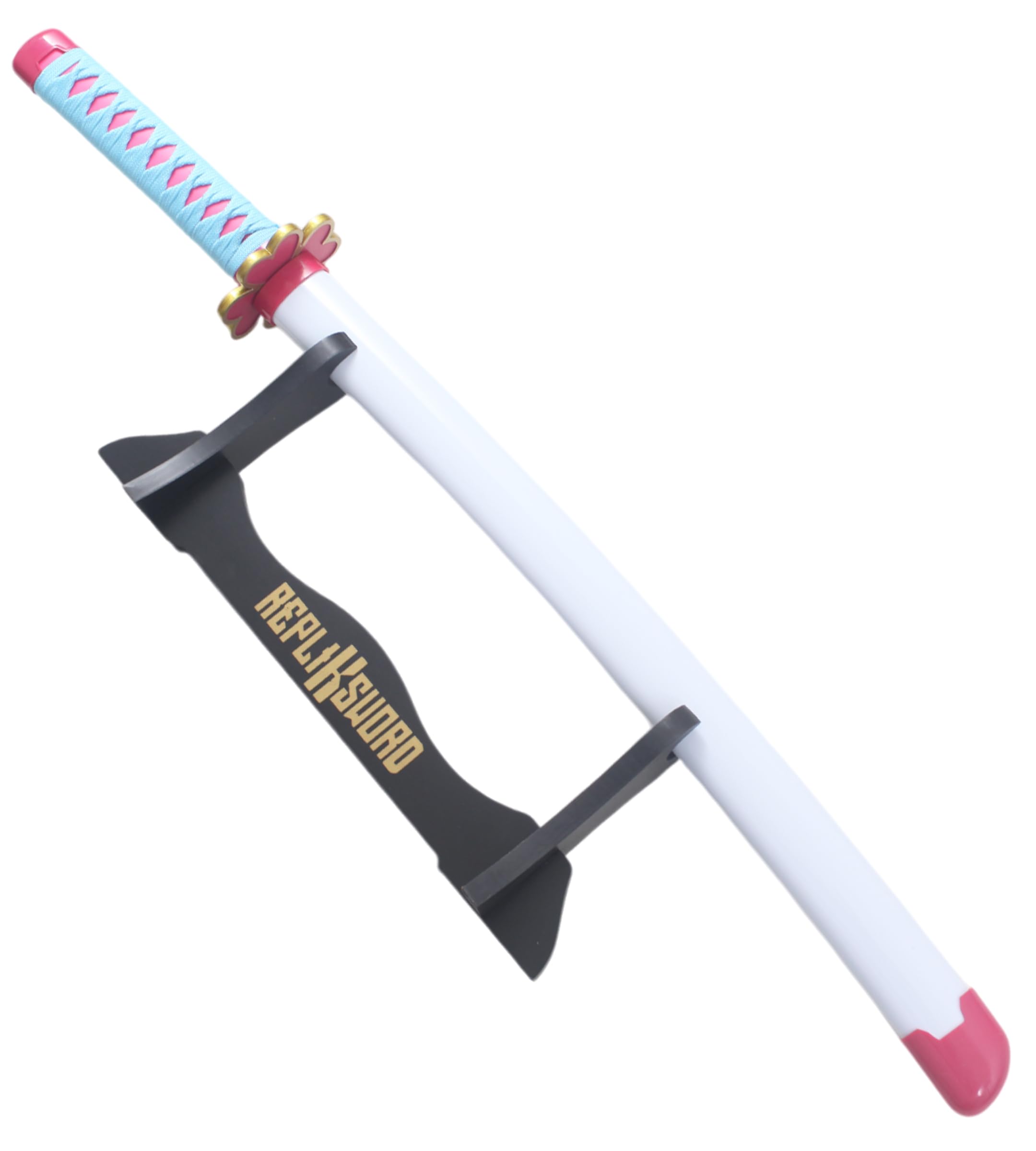 Katana Mitsuri Kanroji en Bois - Epee Sabre Cosplay - 80cm