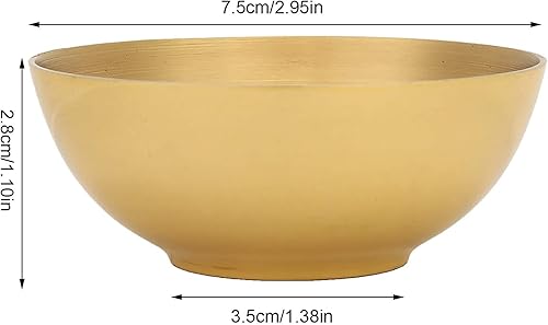 Miniatura 2 de Cuenco de latón de 3.2 pulgadas, cuenco decorativo para mesa de comedor, decoración del hogar