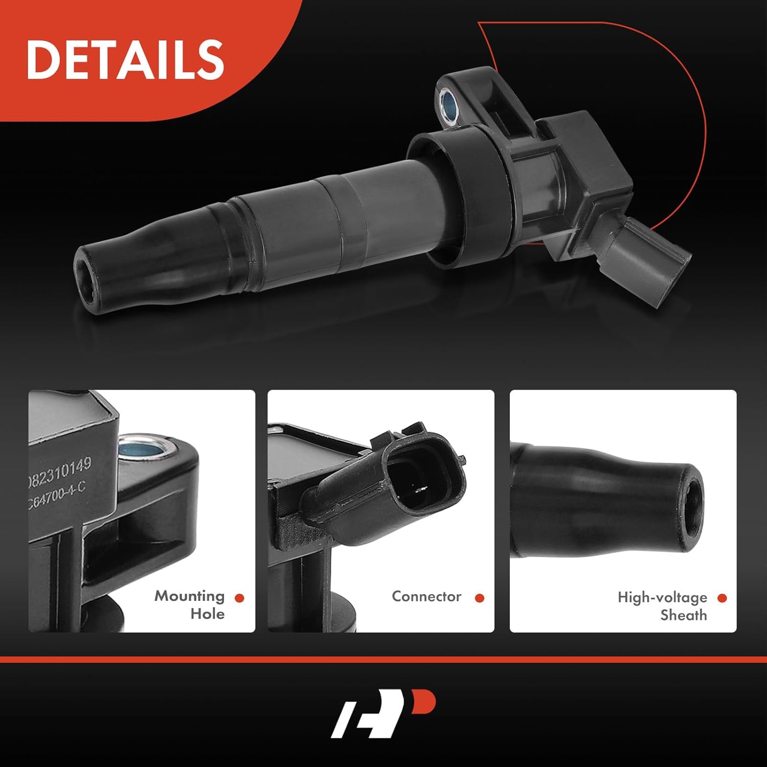 A-Premium Engine Ignition Coil Packs Compatible with Hyundai Santa Fe Sport 2013-2015 Sonata 2011-2014 Kia Optima 2011-2015 Sportage 2011-2016 L4 2.0L 4-PC Set