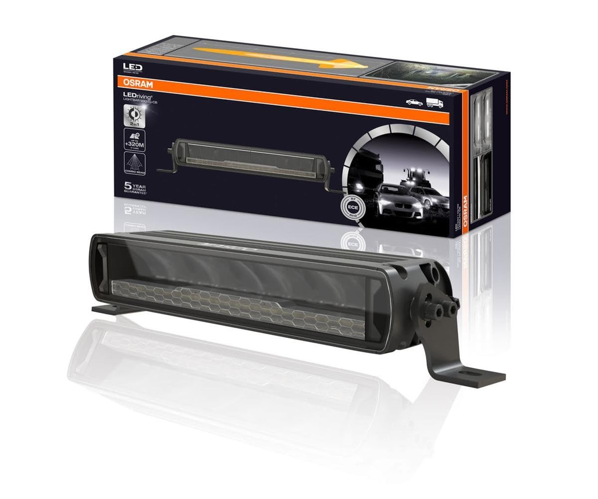 Sponsored Ad – LEDriving LIGHTBAR MX250-CB, LED driving lights for near and far field lighting, combo, 2700 lumens, light beam up to 320 m, LED headlight / auxiliary high beam and position light, ECE approval