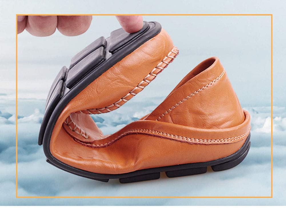 Mocasines Hombres Zapatos de Vestir Casuales Holgazanes Slip On Verano Plano Cuero Zapatos de Conducción Zapatillas 39-47 EU