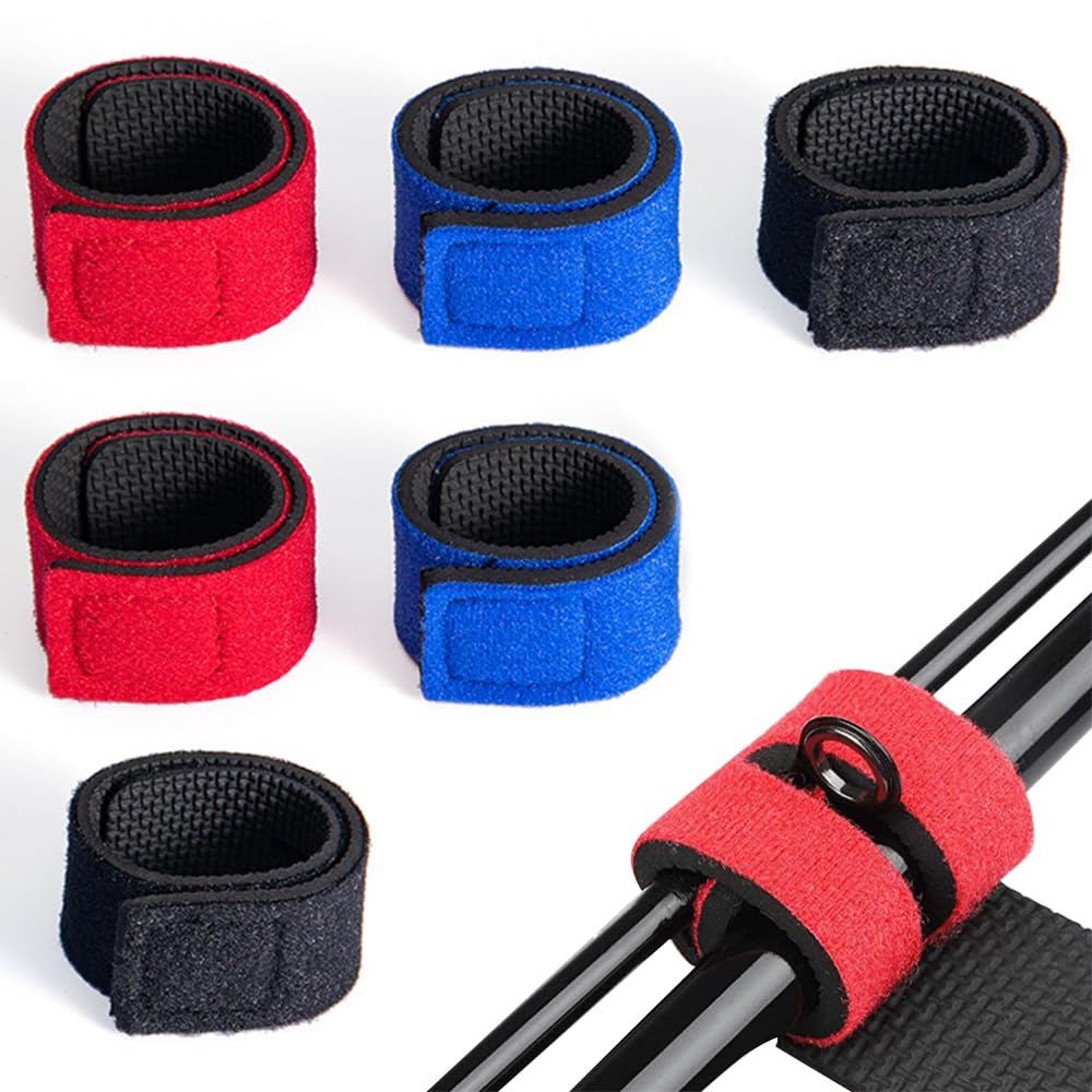 5 Cintas De Velcro Para Cañas De Pescar, Cinta Elástica Para Cañas De Pescar, Cinta De Velcro Para Cañas De Pescar, Cintas De Velcro Para Cañas De Pescar, Raquetas De Bádminton, Palos De Golf