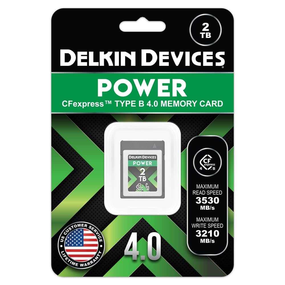その他 DelkinDevices POWER CFexpress TYPE B 2TB Delkin CFexpress™ Type B Memory Cards - Delkin Devices
