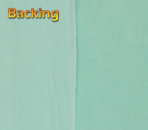 Miniatura 5 de Minky - Manta de tela sólida de 60 pulgadas de ancho vendida por The Yard (naranja)