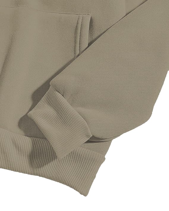 Image of XENOVAURBAN Unisex Cotton Fleece Solid Plain Hoodie - Pack of 1