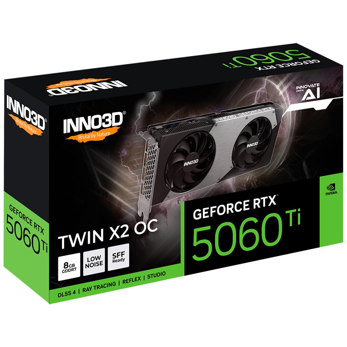 Amazon | Inno3D GeForce RTX 5060 Ti Twin X2 OC 8GB GDDR7 N506T2
