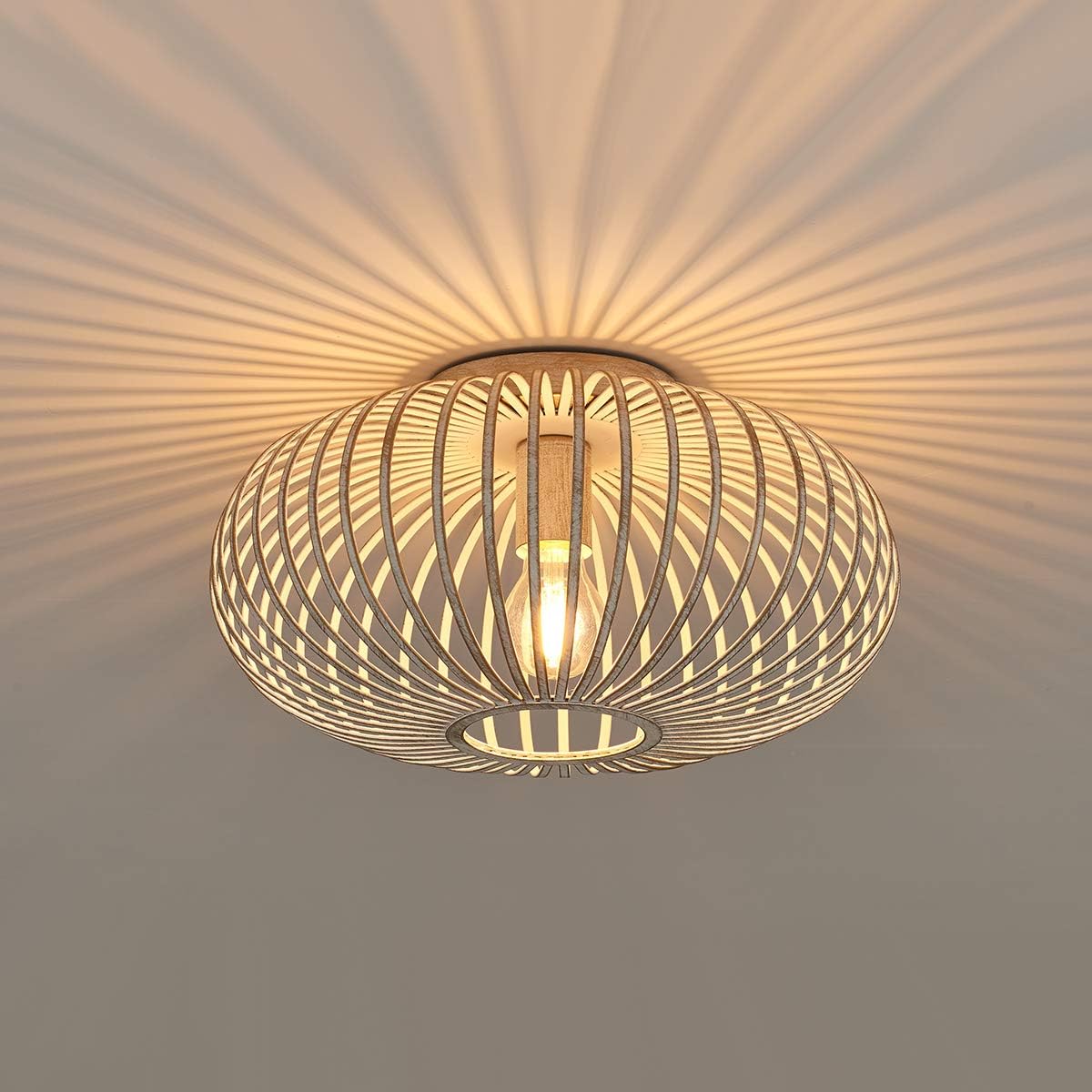 70% оƒƒ Evеrуthіng YLONG-ZS Industrial Ceiling Light Fixture Semi-Flush Mount for Dining Room, Bedroom, Cafe, Bar, Corridor, Hallway, Entryway, Passway,White Finish