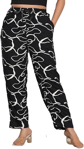 STYLE SHOES Pyjamas/Lounge Pants with 2 Side Pockets Pyjama Pants for Women &amp; Girls | Ideal for Casual and Night Wear(PARENT)