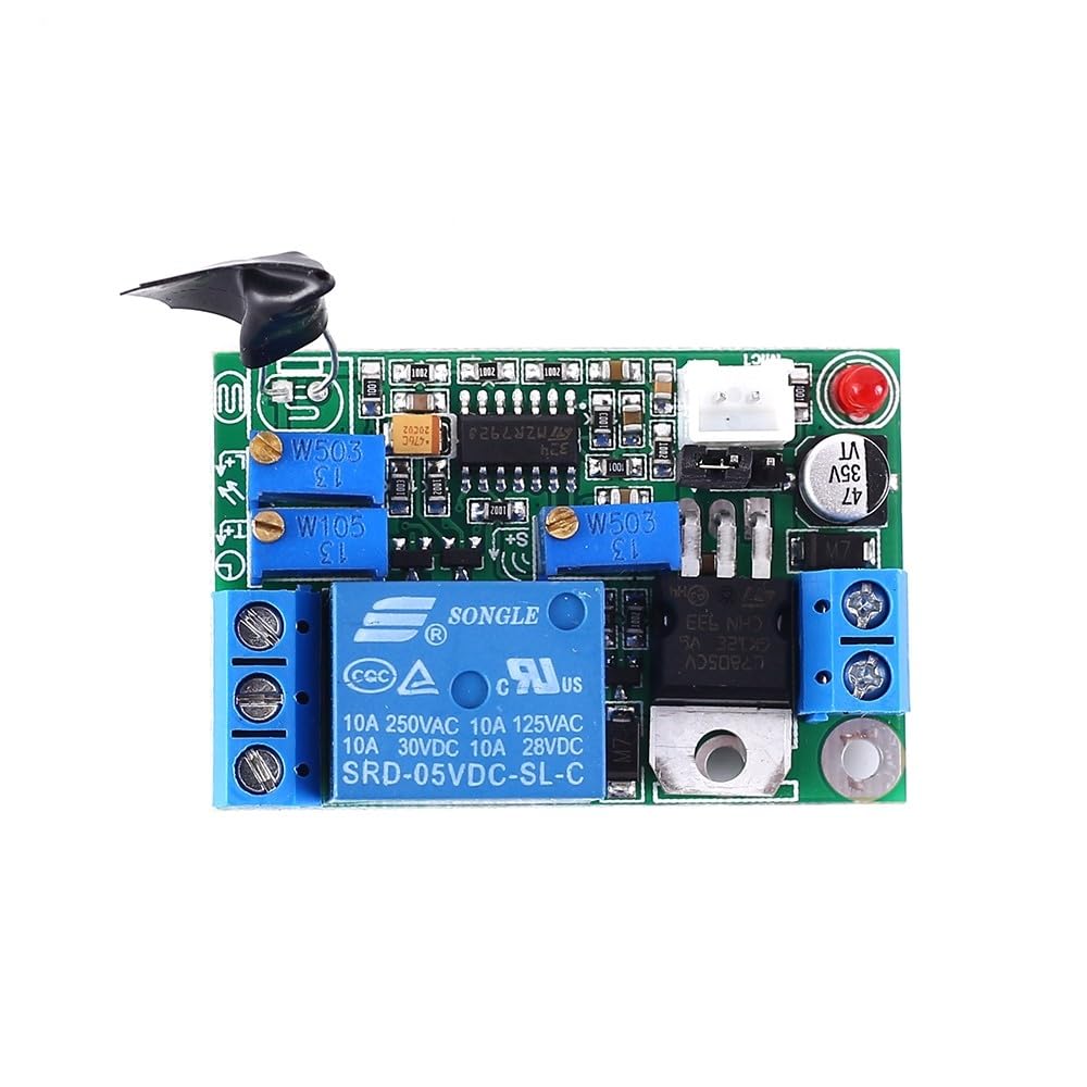 Modulo Sensore Audio,12V / 24V Scheda di Ricevitore Audio,Modulo Rilevamento Sensibilità Sonora Microfono