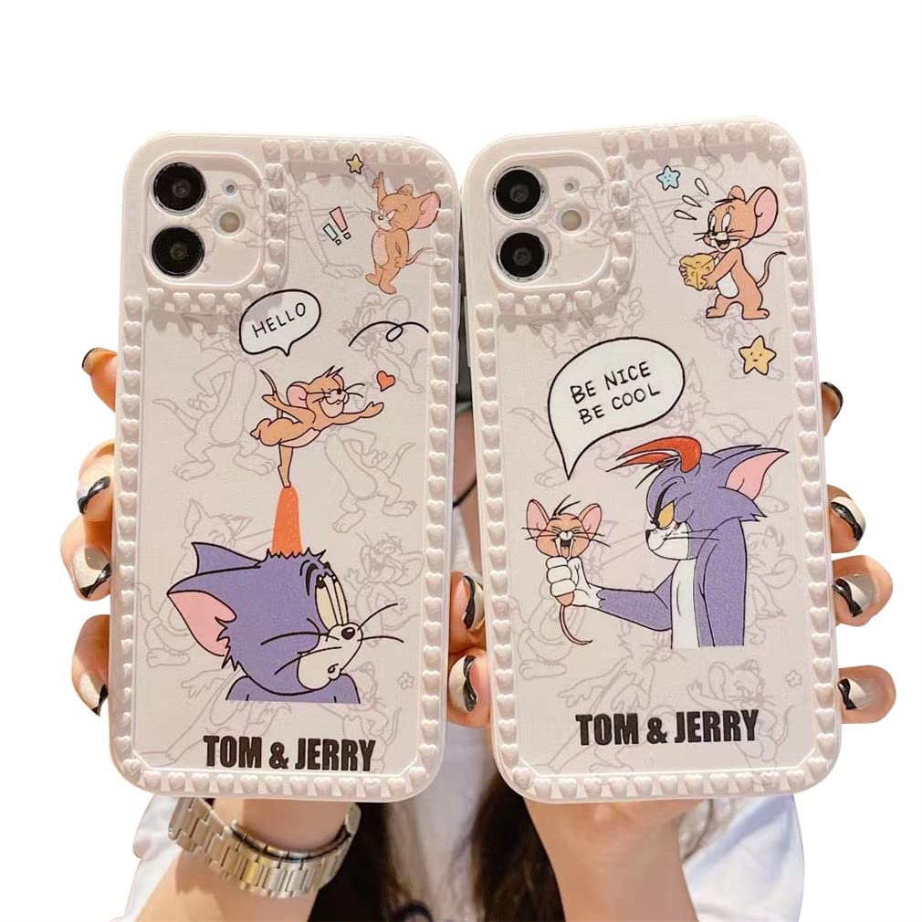 Amazon.co.jp: カップルお揃いケース iPhoneケース スマホケース トム