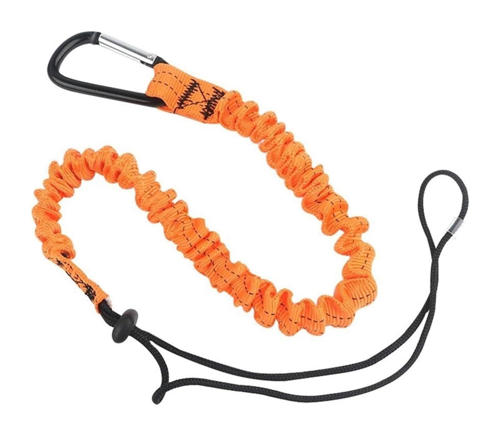 Outdoor Tie Down Rope, Bungee Cords With Hooks, Rope Nylon Lanyard(Orange)