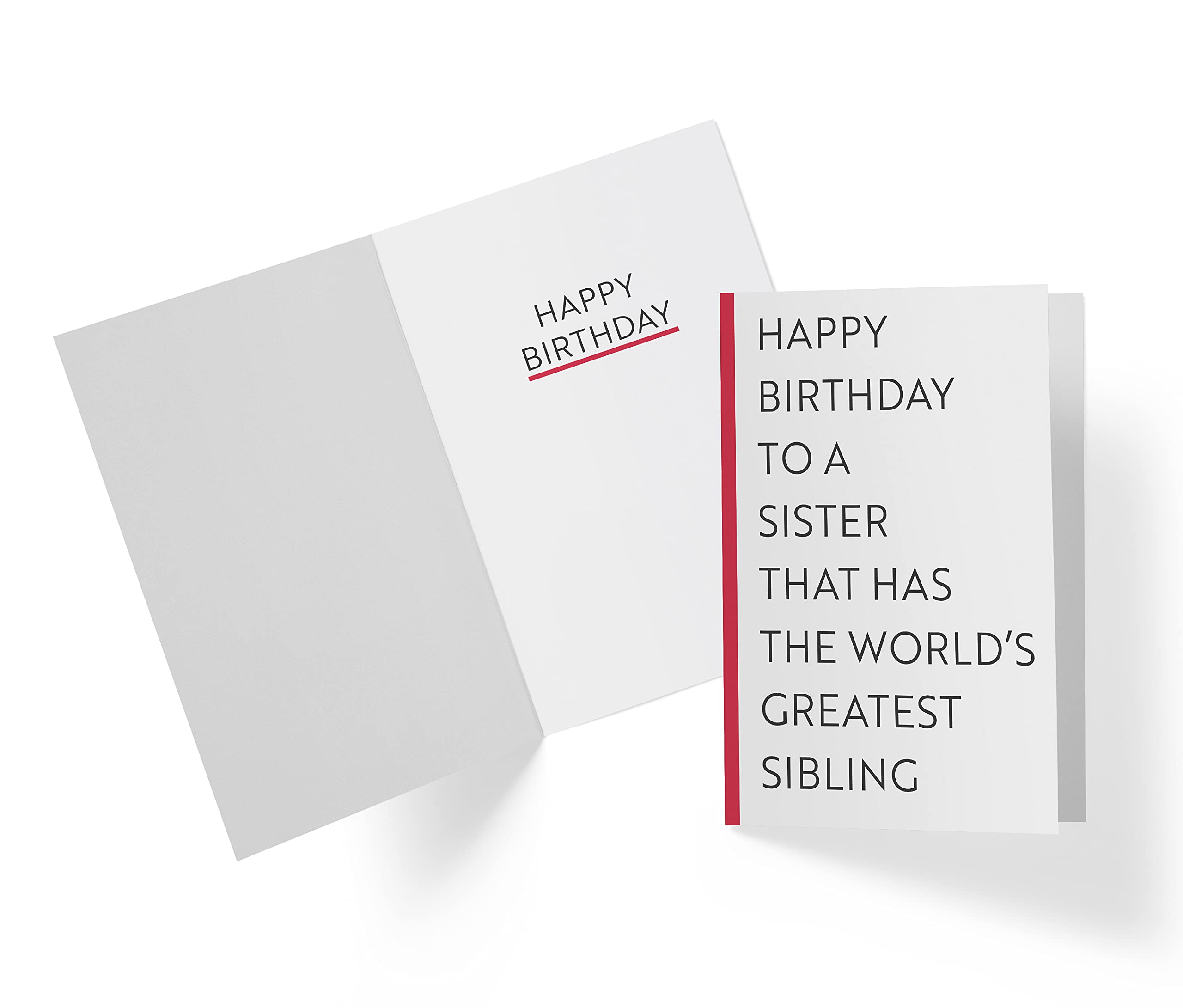 Cartes D'anniversaire Pour Sœur – Stu-Panda-ous – Carte D'anniversaire Amusante Pour Sœur De La Part D'un Frère, D'un Frère Ou D'une Sœur – 145 Mm X