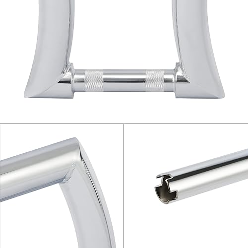 Miniatura 8 de TCT-MOTORPARTS Manillar Ape Hanger de 14 pulgadas de altura de 2 pulgadas apto para Harley Dyna Softail Wide Glide Street Bob FXDB 2006-2017 Touring