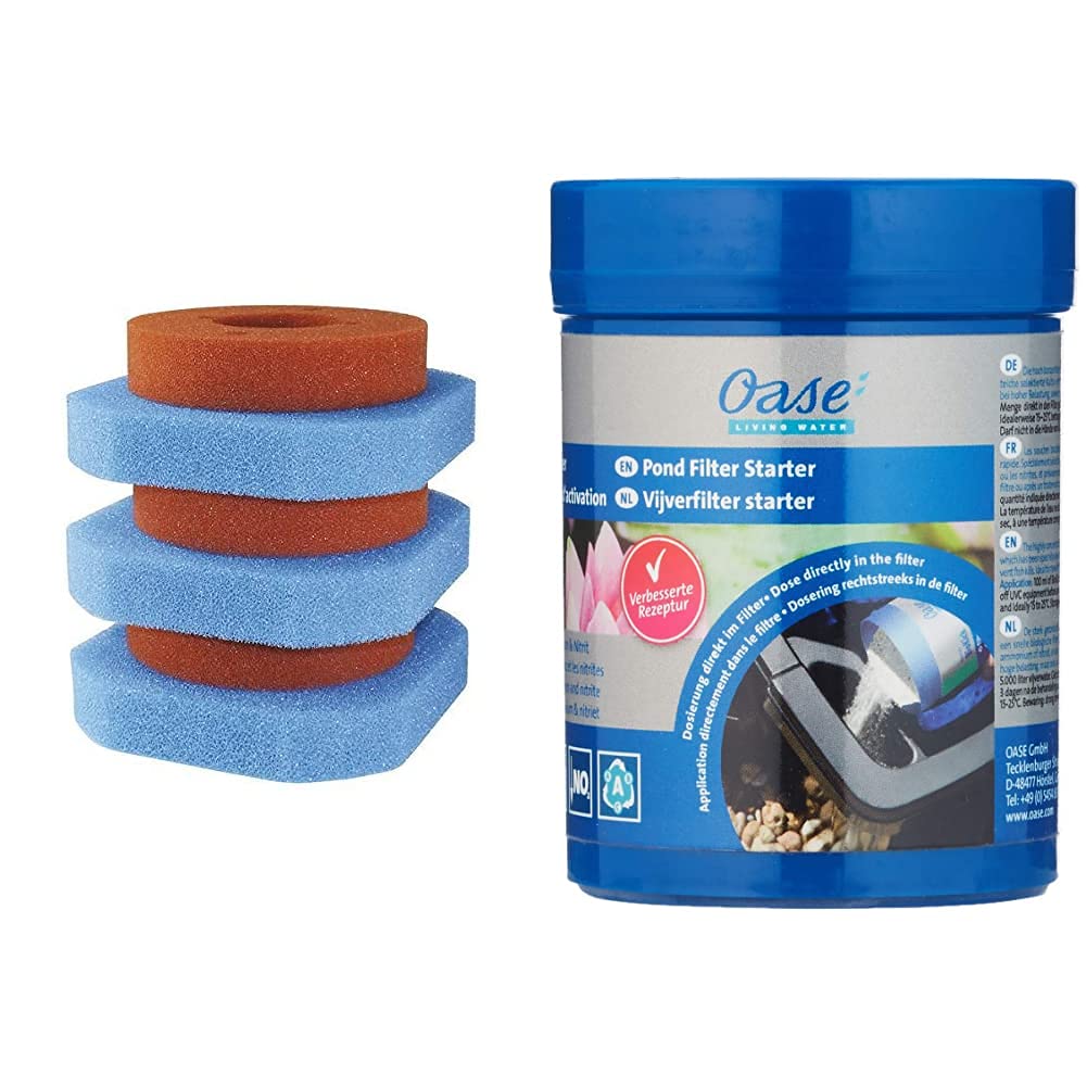 Mousses FiltoClear 6000 Oase 56110 et BioKick pour clarifier l'eau du bassin