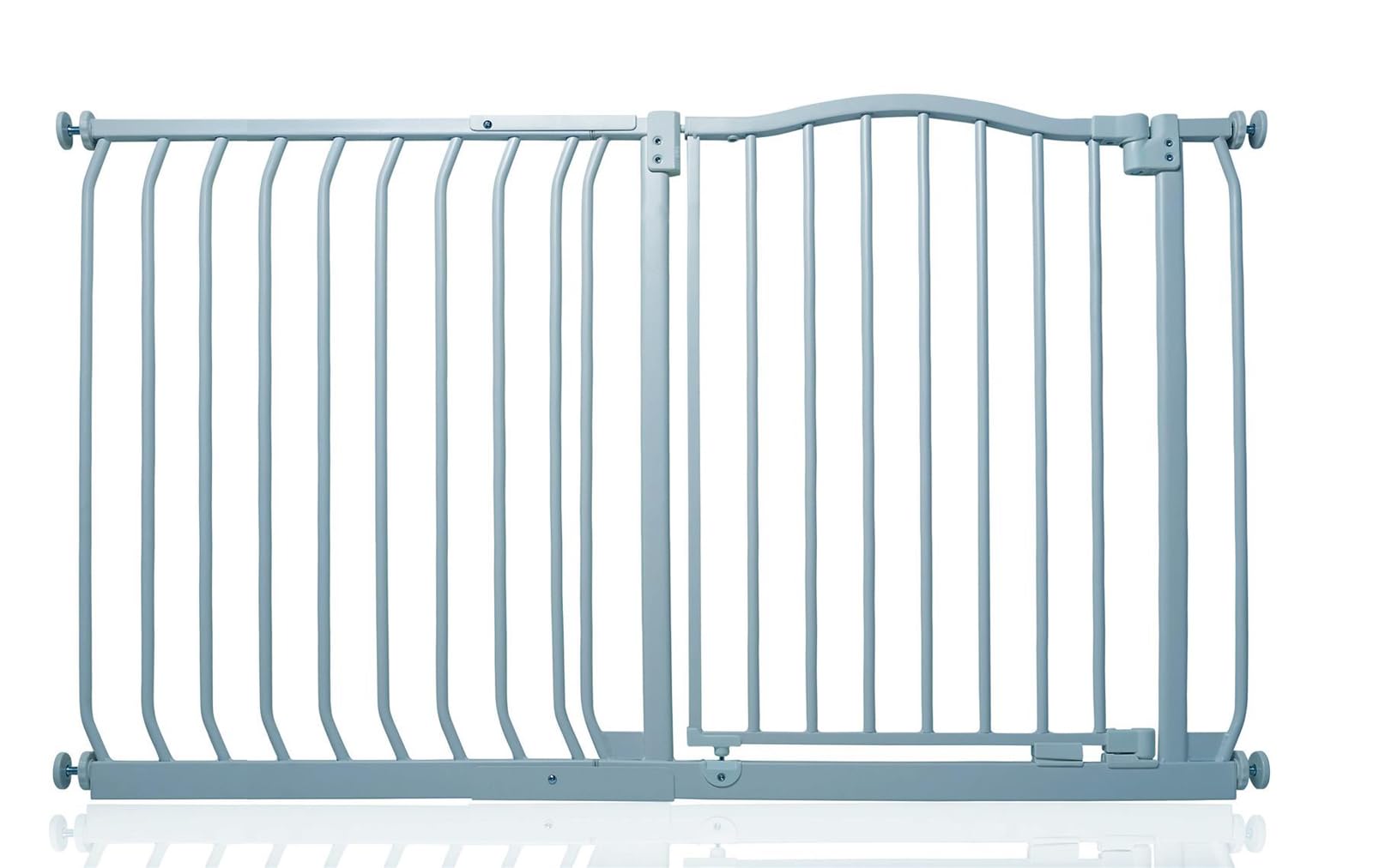 Safetots Curved Top Safety Gate, 71cm - 80cm, Matt White, Pressure Fit Stair Gate, Baby Gate for Doors Hallways and Spaces, Safety Barrier, Easy Installation — view 55