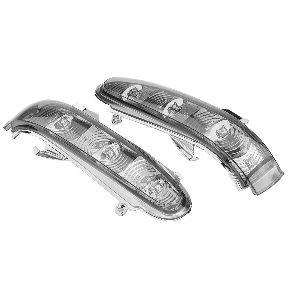 Akozon Espejo retrovisor 1 par de luces intermitentes para W220 Clase S W215 Clase CL