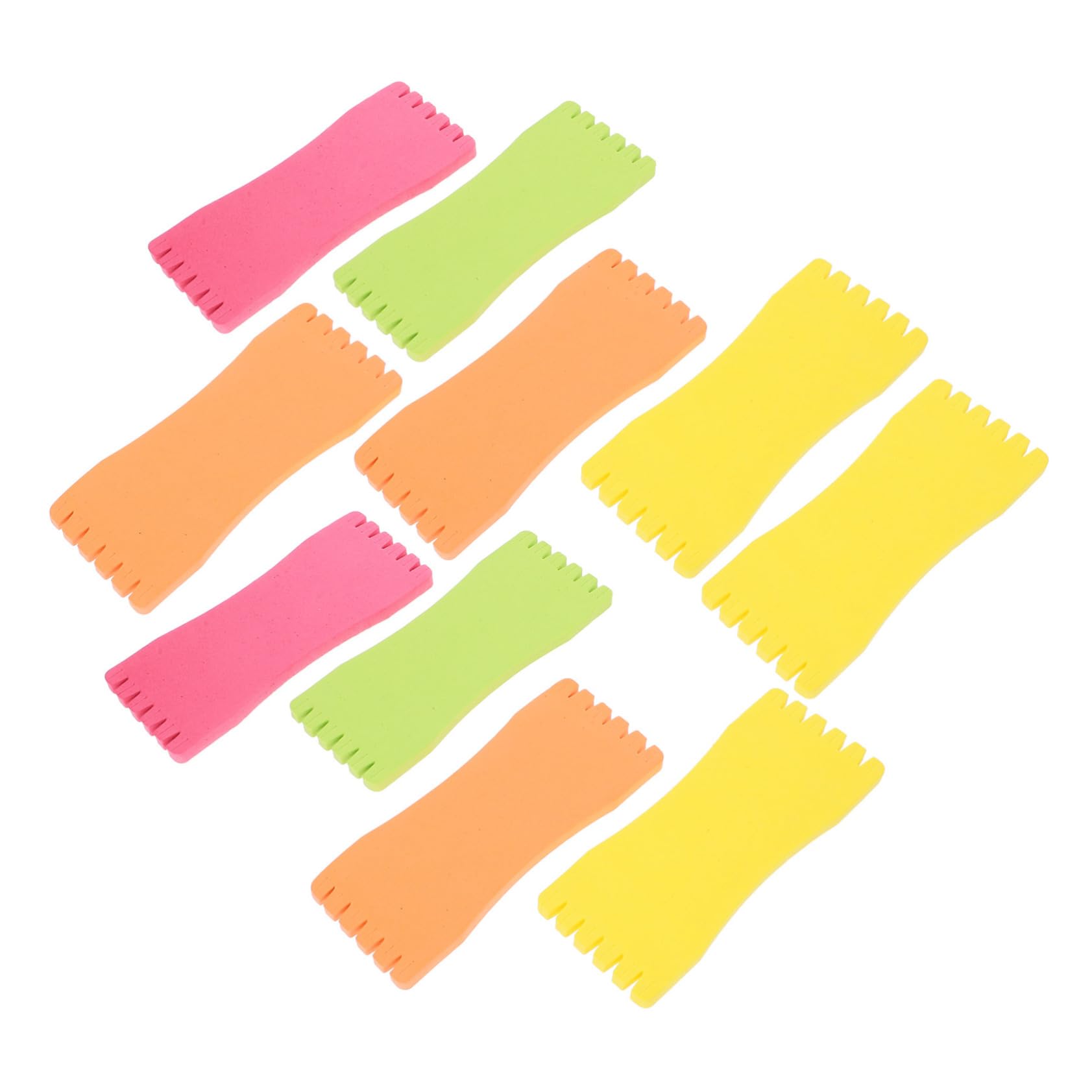 Abaodam 10Pcs Fishing Line Board Spool Wrapped Wire Organizer with Slots Lightweight and Portable Fishing Line Accessories Random Colors for and Leader