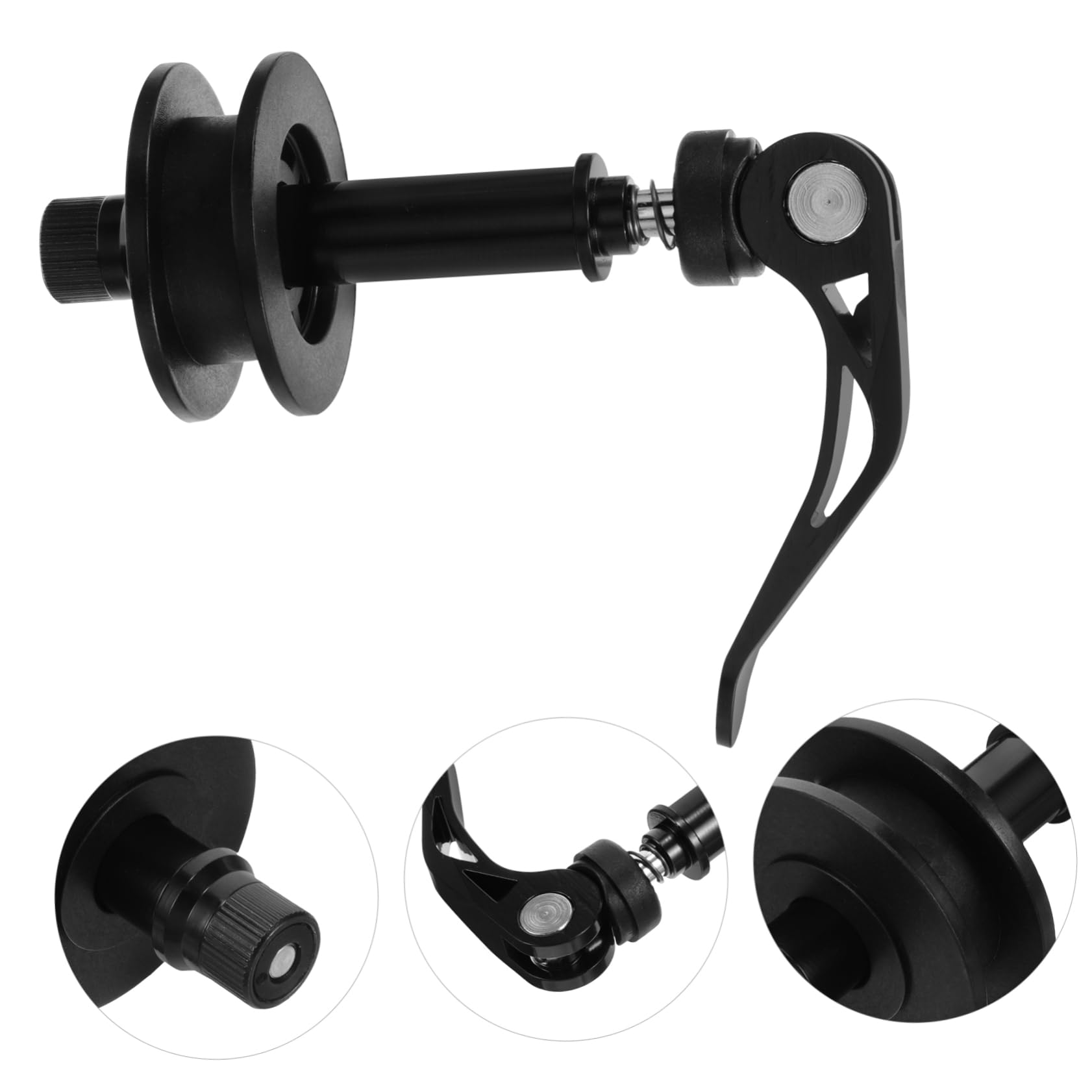 HEMOTON Traction de la chaîne tendeur chaîne de vélos chaîne de vélo de Route Ajustable arrière ajusteur de vélo Outil de chaîne de vélo régleurs de chaîne de vélo Plastique Noir